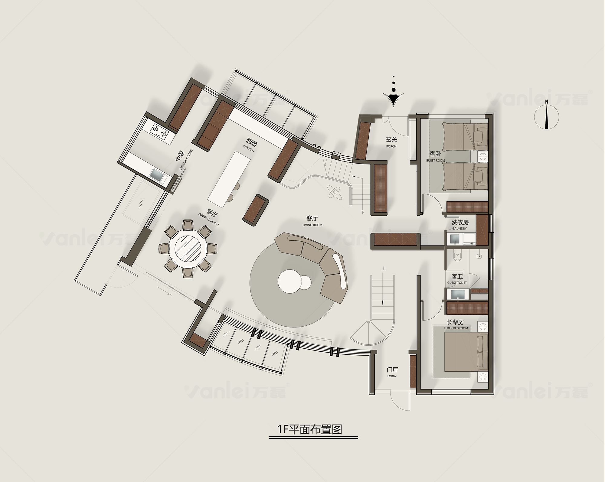 環(huán)球設(shè)計(jì)刊登案例｜「宛居」450㎡氣質(zhì)美墅由萬磊北京團(tuán)隊(duì)全案落地